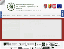 Tablet Screenshot of lojagiellonczyk.pl